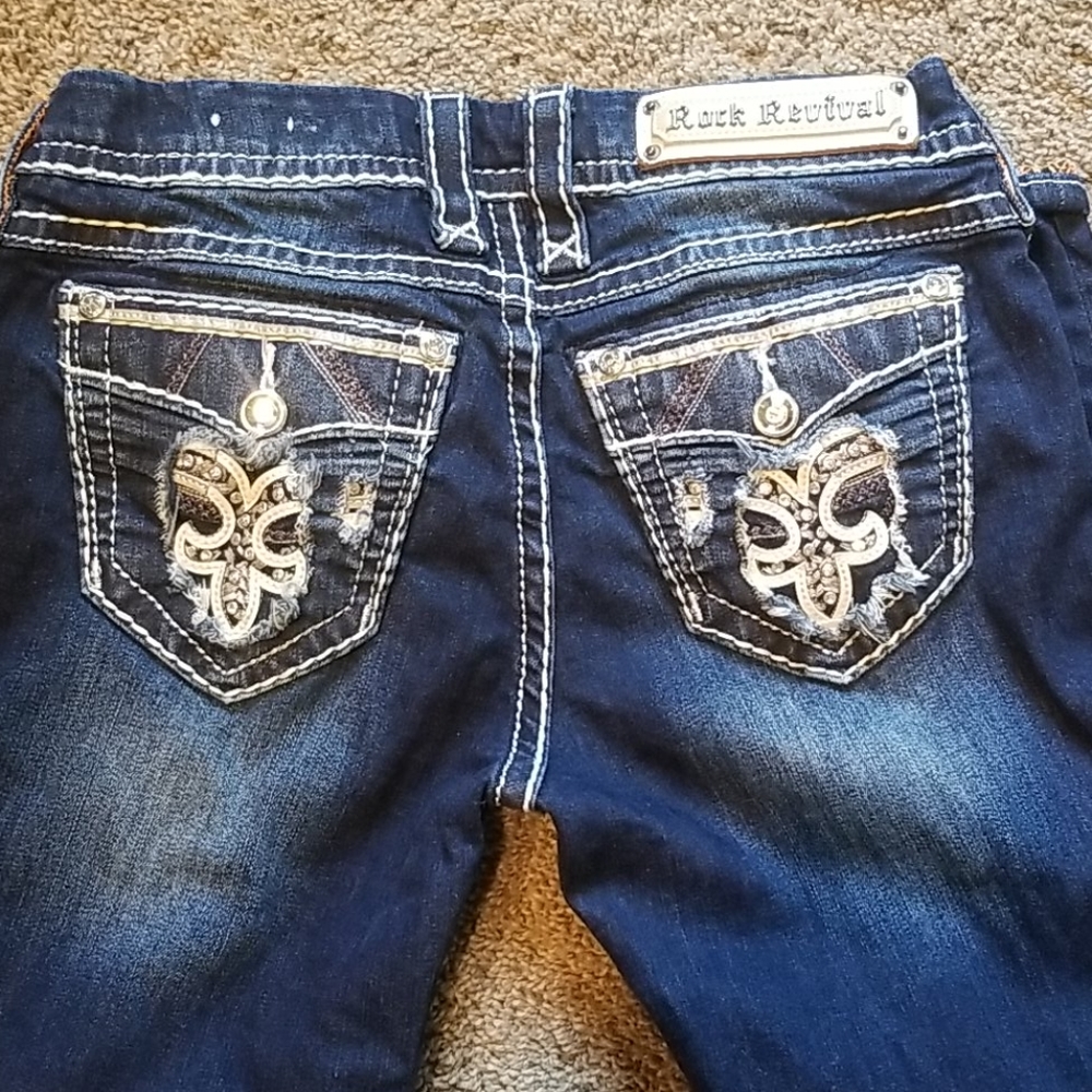 Rock revival capris
